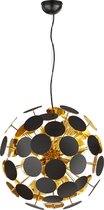 LED Hanglamp - Trion Discon - E14 Fitting - 6-lichts - Rond - Mat Zwart - Aluminium - BES LED