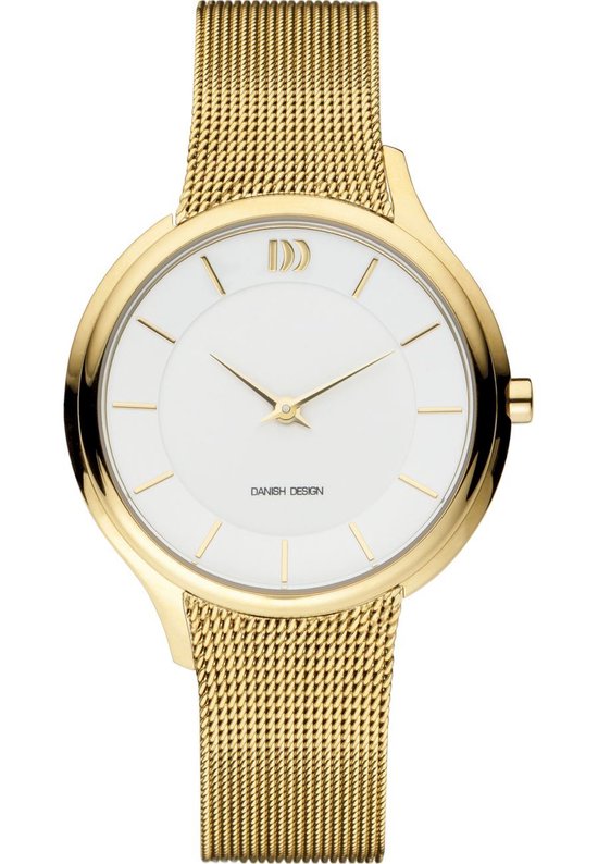 Danish Design IV05Q1194 horloge dames - goud - edelstaal doubl�