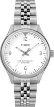 Timex Waterbury TW2R69400 Horloge - Staal - Zilverkleurig - Ø 34 mm