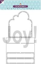 Joy! Crafts Polybesa stencil - Dendennis - Display clouds 6002/0887 276,5x150 mm