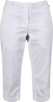 Regatta Broek Maleena Ii Dames Katoen/elastaan Wit Maat 40