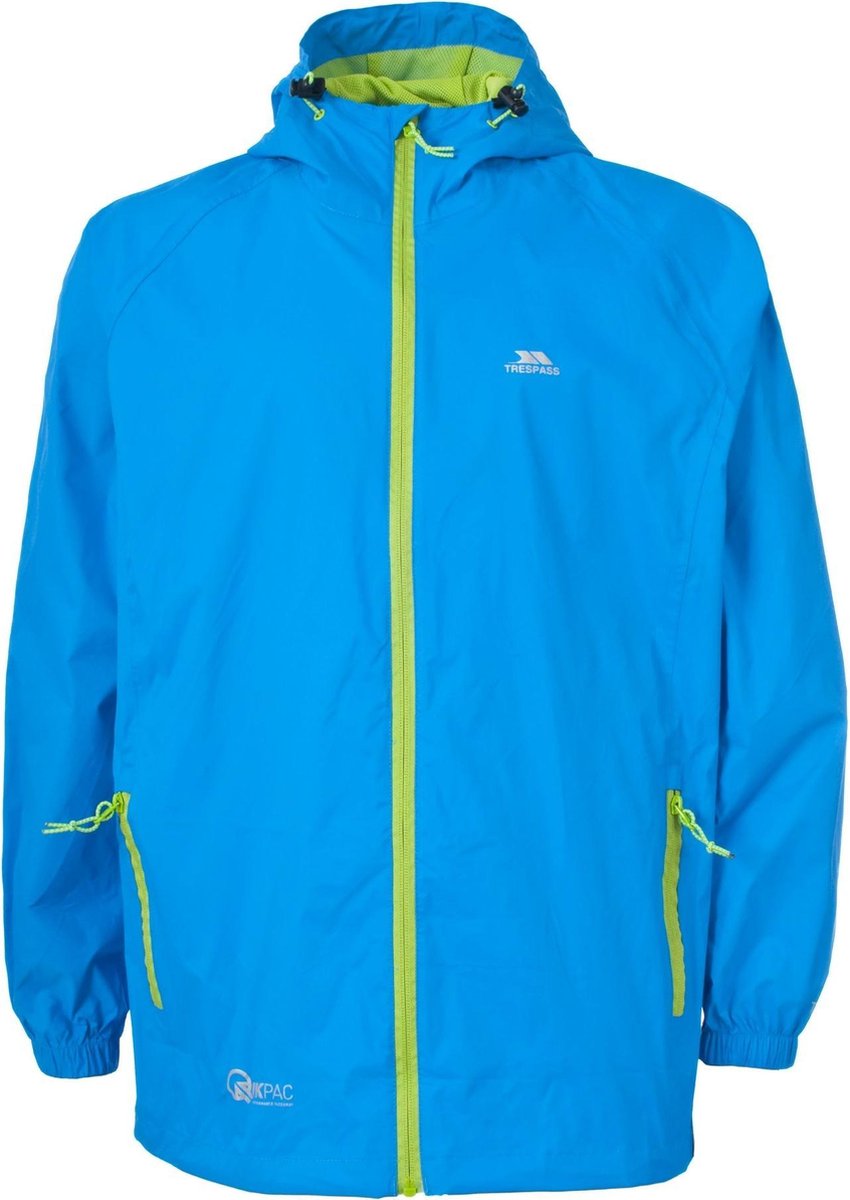 Trespass Qikpac Jas Blauw 3XS Man