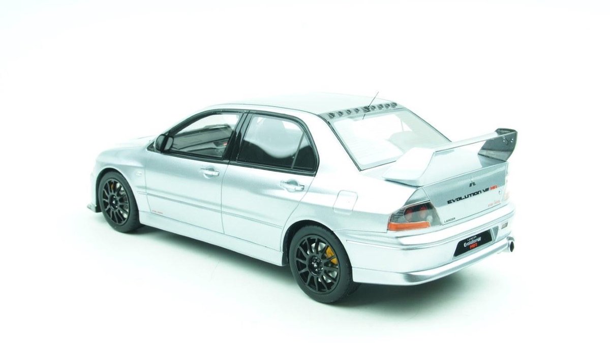 bol.com | Otto Mobile Mitsubishi Lancer EVO 8 MR FQ-400 Grijs 1:18