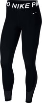 Nike Pro Tght Mini Swoosh Sportlegging Dames - Black/Black/(White) - Maat S