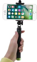 Shop4 - iPhone 7 Selfie Stick Bluetooth Groen