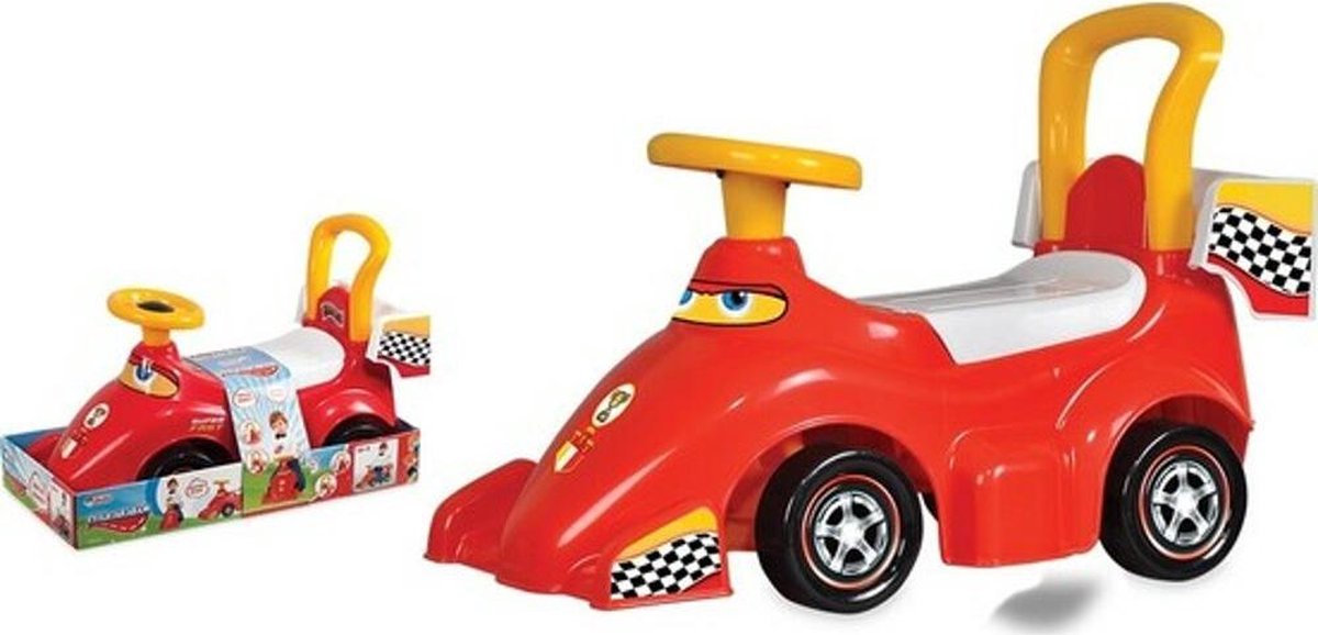 DedeF1LoopwagenLoopauto1+ jaarLeren lopenNon ToxicRood