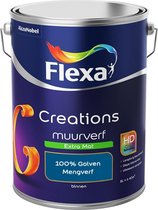 Flexa Creations Muurverf - Extra Mat - Mengkleuren Collectie - 100% Golven  - 5 liter