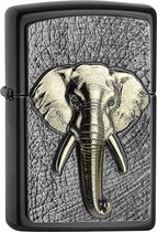 Aansteker Zippo Elephant Tri-Color Emblem
