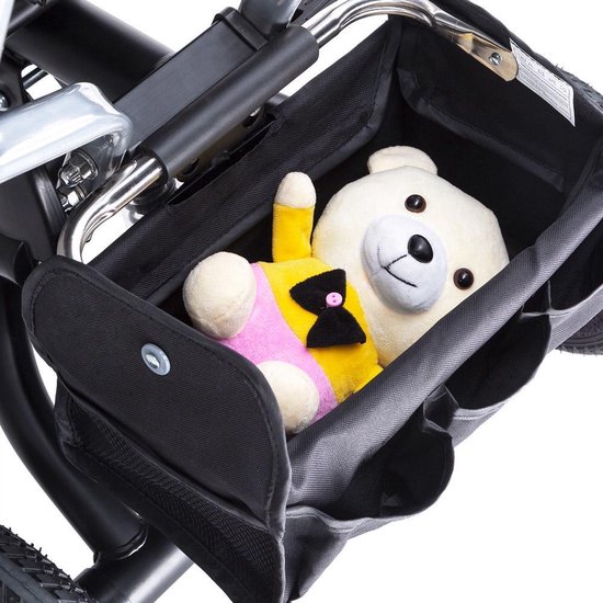 Spiel Werk Multifunctionele Kinderwagen driewieler roze van Spielwerk — afbeelding 4