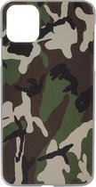 ADEL Kunststof Back Cover Hardcase Hoesje Geschikt Voor iPhone 11 - Camouflage