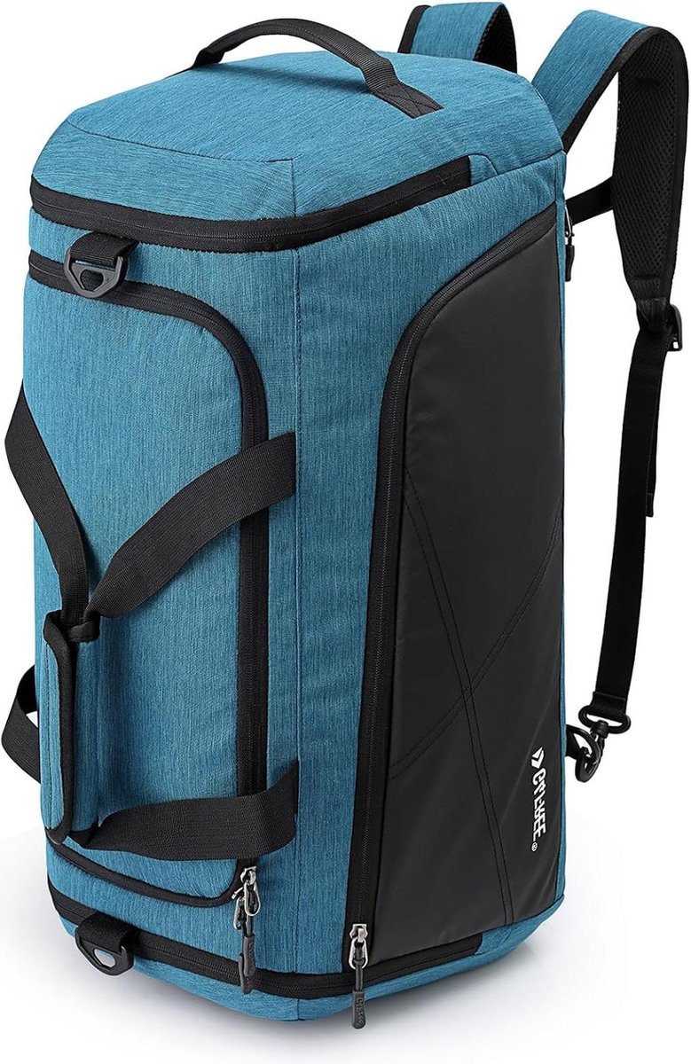 3-weg reisrugzak grote bagage gymtas met nat compartiment en schoenenvak - voor reizen zwemmen yoga wandelen kamperen - 45L/60L