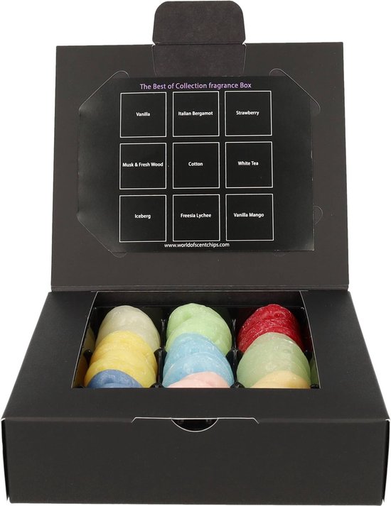 Scentchips® Made for Moments Cadeauset – Waxmelts – Geurwax – Geschenkdoos – Huisparfum – Geurbrander – Verzameldoos 36 Geurchips – Made for Moments Giftbox