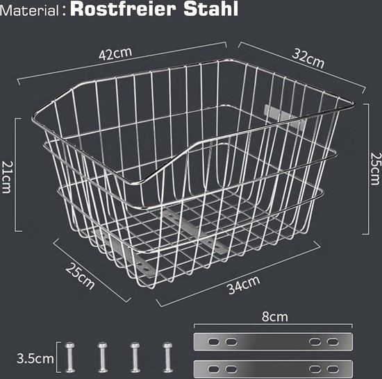 Roestvrij staal - Fietskrat kopen? | Korting tot 30 Roestvrij staal - Fietskrat kopen? | Korting tot 30