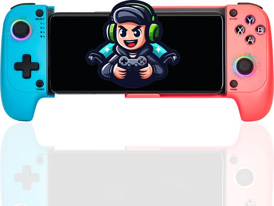 Manette de téléphone sans fil compatible avec Nintendo Switch, iPhone, Android, Cloud Streaming (PS5, Xbox Game Pass) - Bluetooth BackBone Wireless - Boutons Turbo + Macro - Accessoires de vêtements pour bébé
