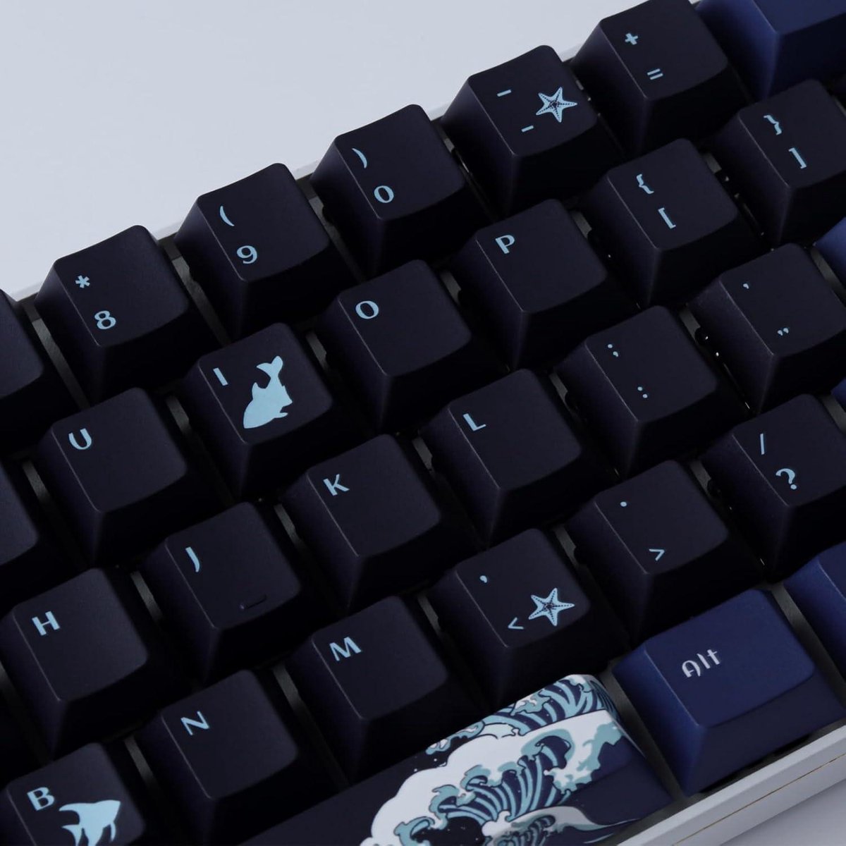 Sunzit Keycaps Lot de 124 touches en PBT pour clavier mécanique Cherry MX Sunzit Keycaps Lot de 124 touches en PBT pour clavier mécanique Cherry MX