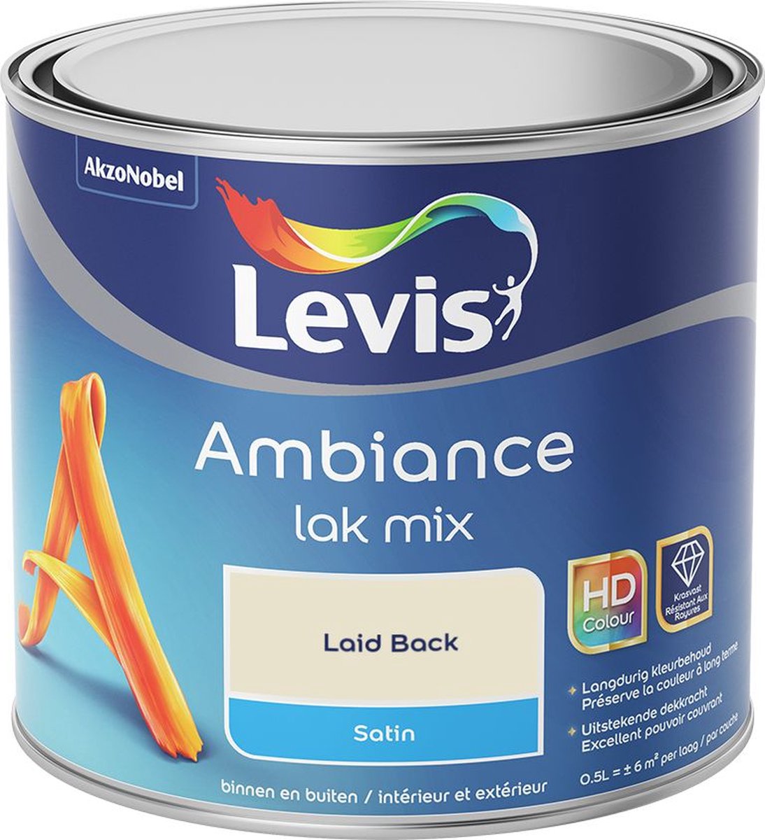 Levis - Ambiance Lak Satin Mix - Laid Back - Mengverf - 0,5 L