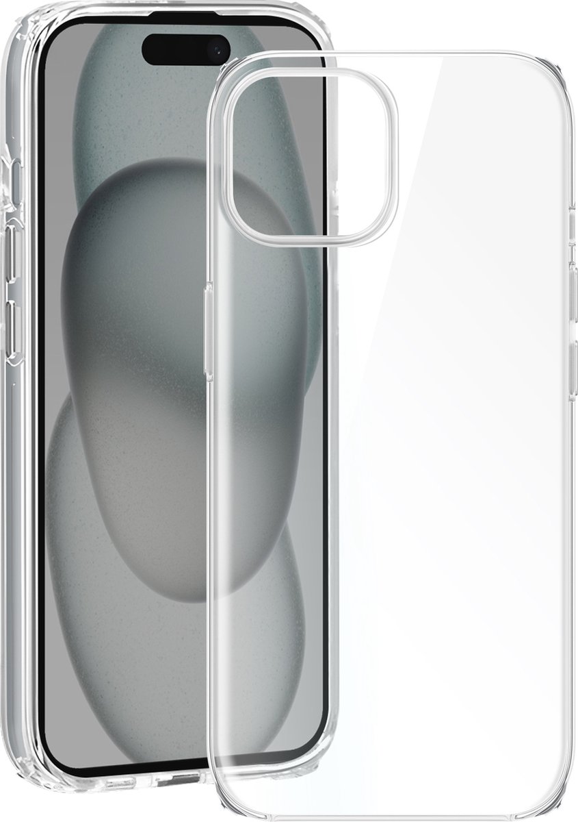 Force Case, FEEL versterkt hoesje Geschikt voor Apple iPhone 15 Plus, Transparant
