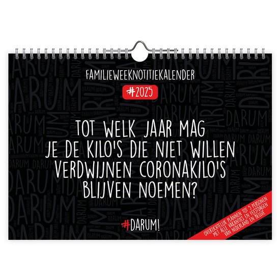 Darum FamilieWEEKnotitie Kalender 2025