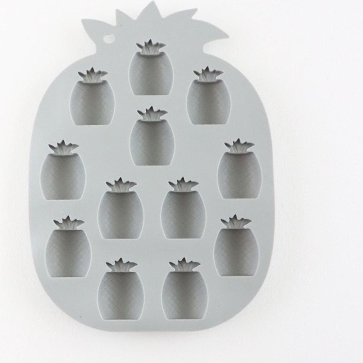 ijsblokjes vorm ananas grijs 2 stuks - ijsblokjes - ijsblokjes vormpjes - ijsvormpjes - ijsblokjesvorm met deksel - ijsblokjes machine - ijsblokjes maker - Cave & Garden