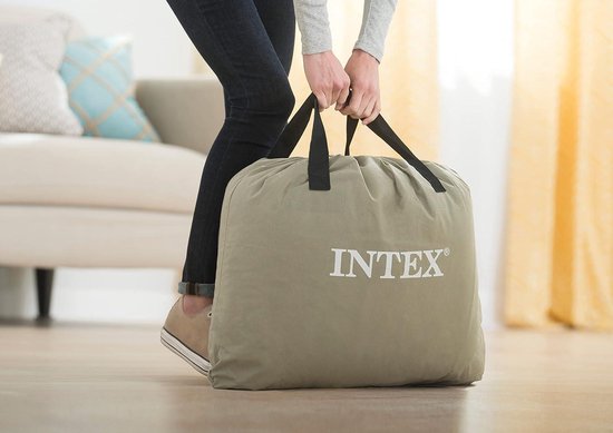 Intex 64124ND Queen Pillow Rest 2 Persoons Luchtbed 203x152x42 cm Blauw kopen? Vergelijk bij