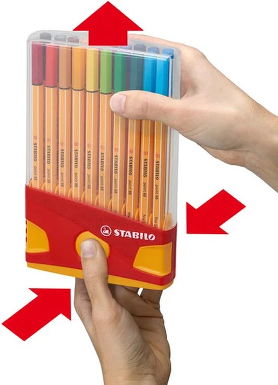 Stabilo Fine Writer Point 88 20 pièces