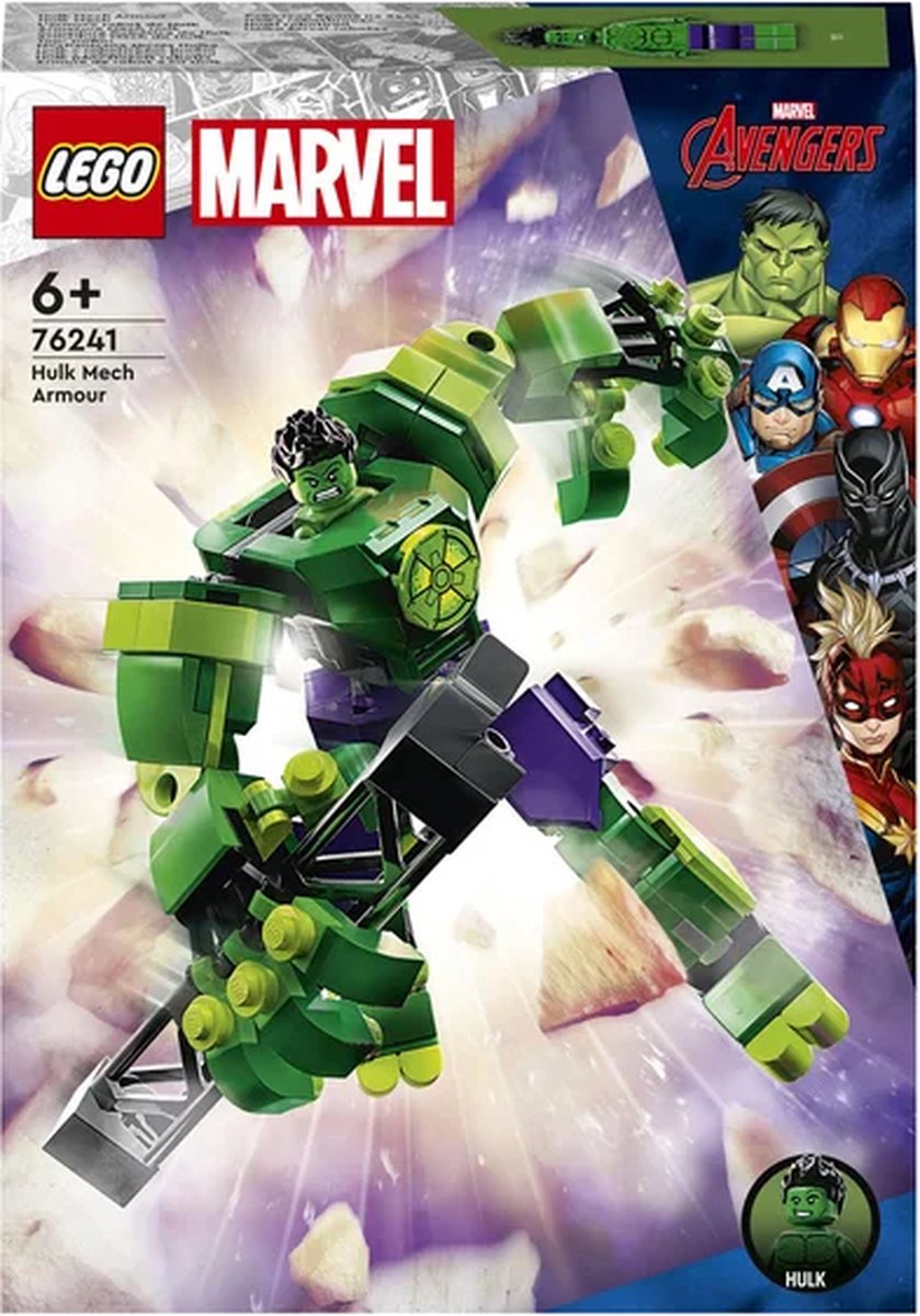 LEGO Marvel Avengers Marvel Hulk mechapantser - 76241 — afbeelding 8
