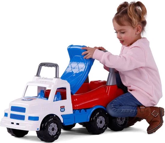 Cavallino XXL Torpedo Vrachtwagen Loopauto, 69cm van Cavallino — afbeelding 3