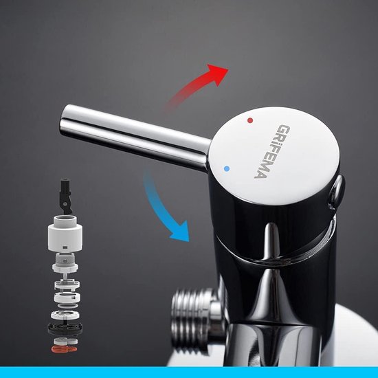 Go By Van Marcke Regendoucheset Cocoon Opbouw Incl Handdouche Doucheslang En Thermostaatkraan Chroom 7 56734