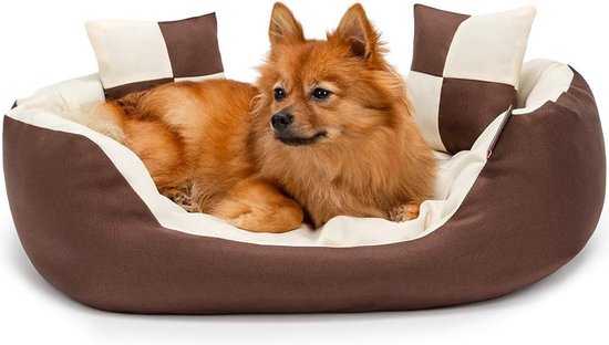 Coussin de sol Dorian - 40 x 40 cm - Beige Lin - Maison