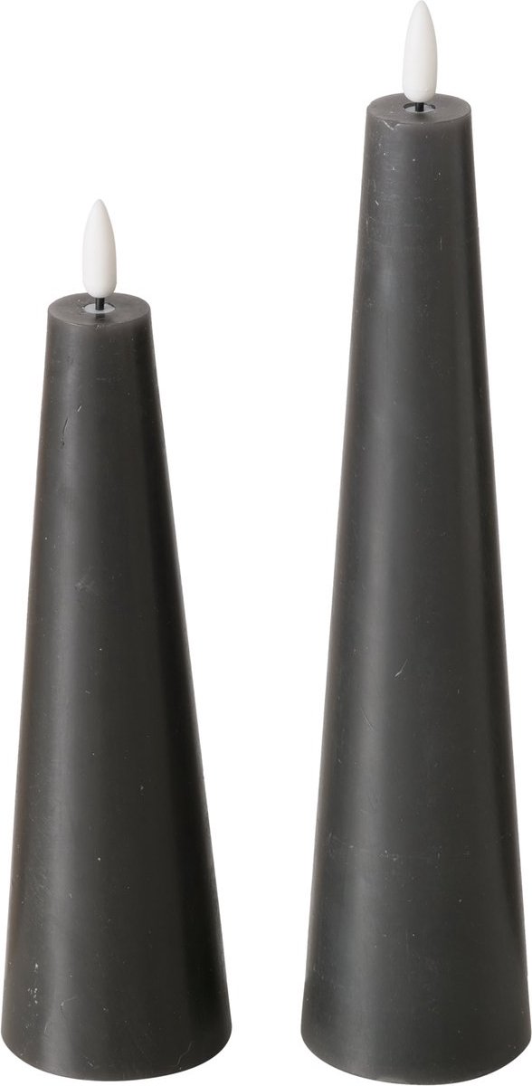 Set Boltze LED kaarsen zwart