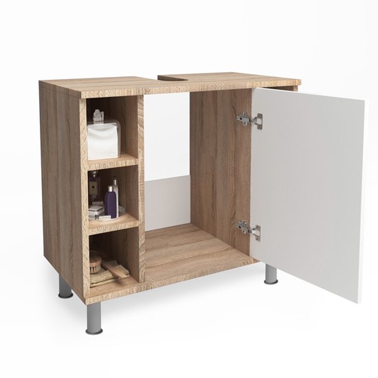 Sapho Retro - Wastafelkast 60x80x45 cm, oud wit 1684