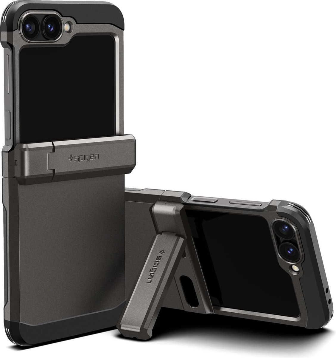 Spigen Geschikt voor Samsung Galaxy Z Flip 6 5G - Tough Armor - Back Cover Hoesje - Grijs