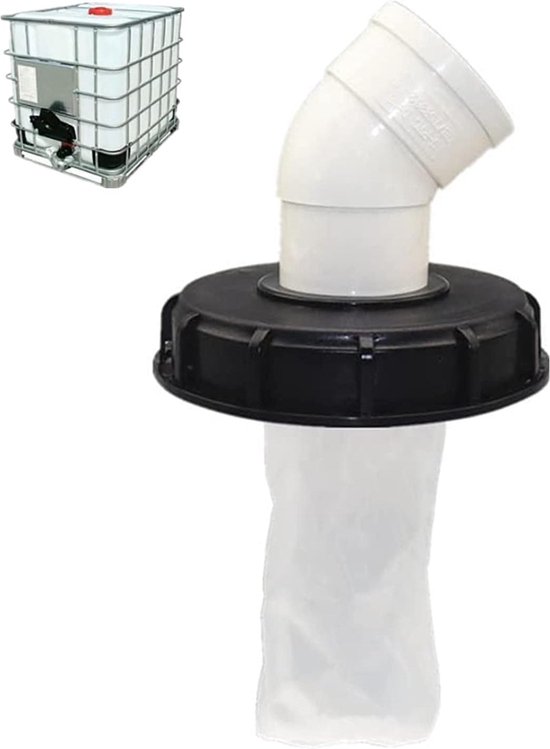 IBC Filter Deckelfilter Nylon Tonnenfass Abwaschbar IBC Tank Filter Regenwasserfilter Nylon Ersatzfilter für DN75 Filterset IBC Regenwassertank 2Stk