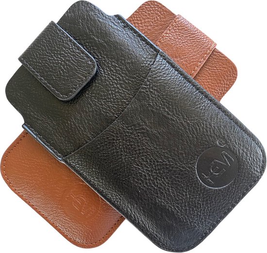 HEM Samsung Galaxy S22 Plus Insert case Zwart avec passant ceinture et compartiment de rangement