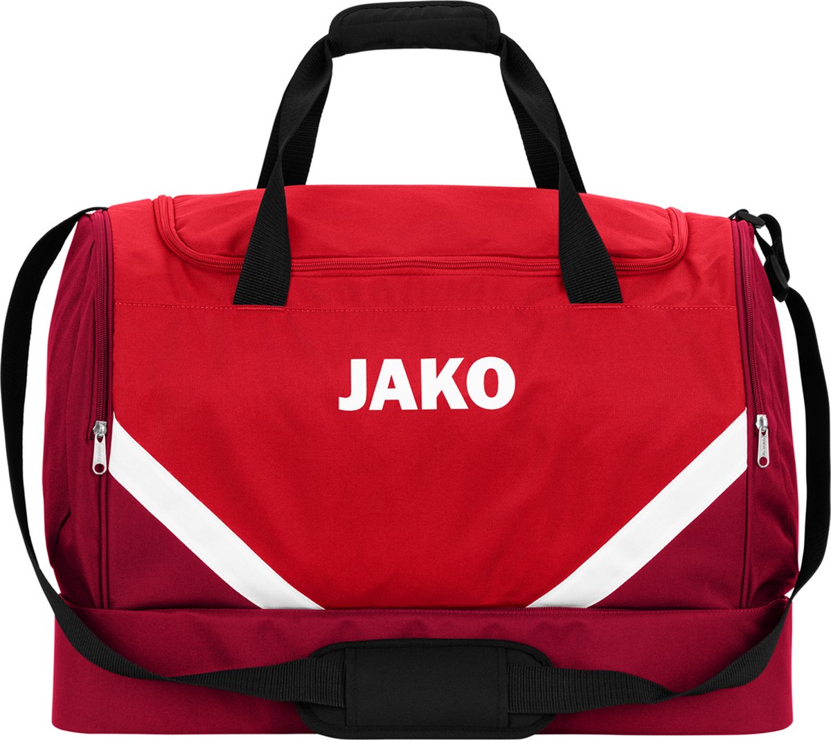 Jako Iconic (Senior) Sporttas Met Bodemvak - Bordeaux / Rood | Maat: UNI