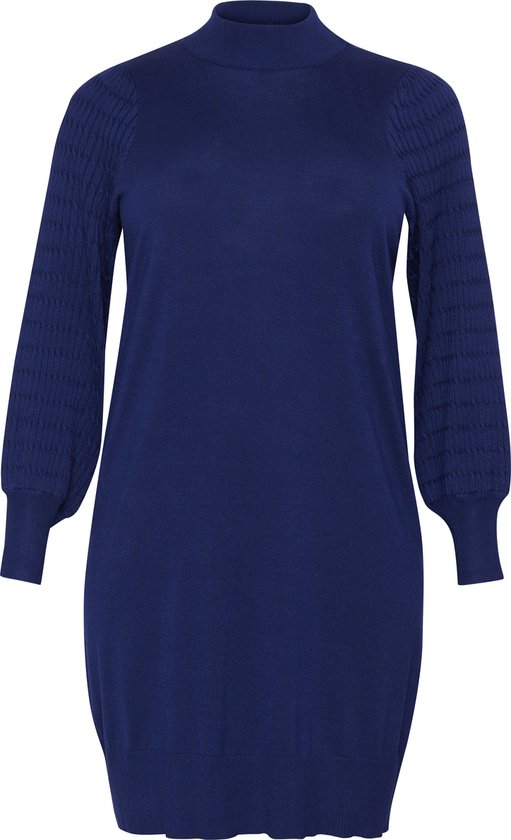 Kaffe Curve KClini Knit Dress Dames Jurk - Maat 48