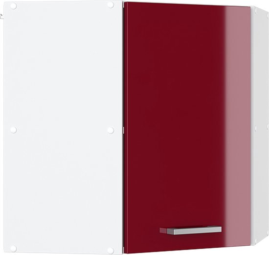 Keukenonderkast R-Line Antraciet Hoogglans 60 cm met lade, zonder