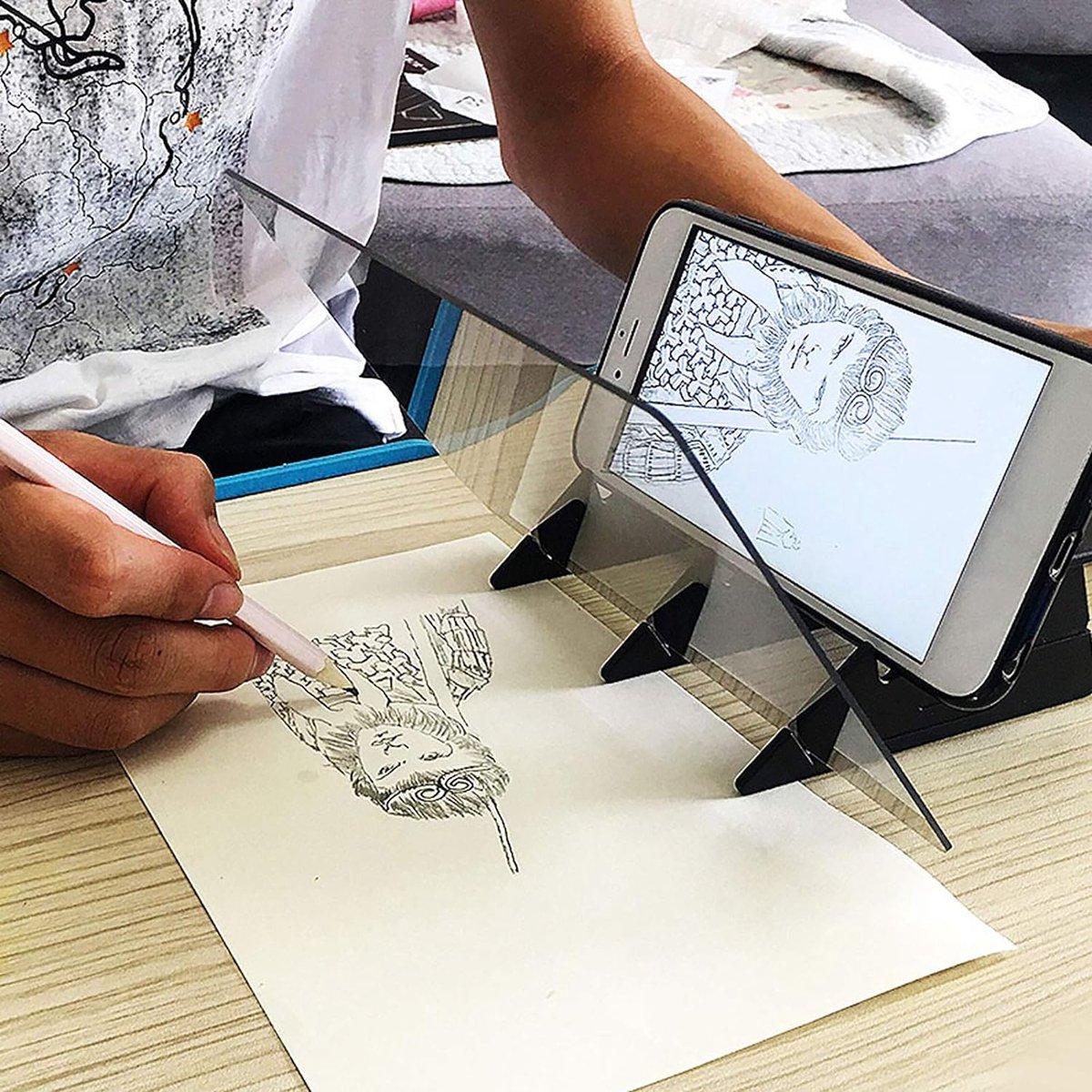 Optisch tekenbord - Doe-het-zelf tekentracing pad draagbaar en handig Tekenprojector