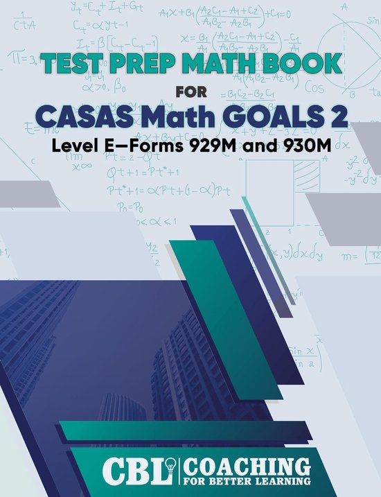 Test Prep Math Book for CASAS Math GOALS 2 Level E-Forms 929 ... - cover