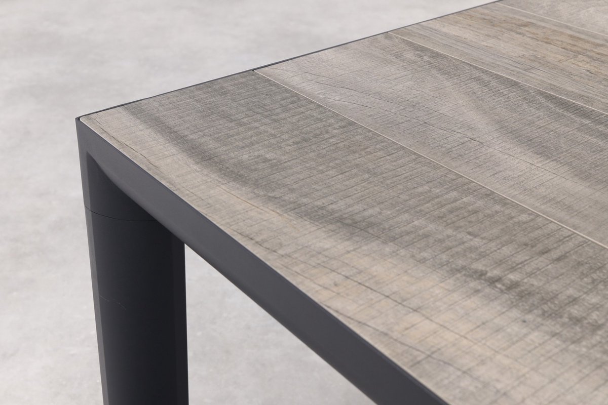 Hartman Napoli/Kings adjustable garden dining set anthracite - 220x100 cm