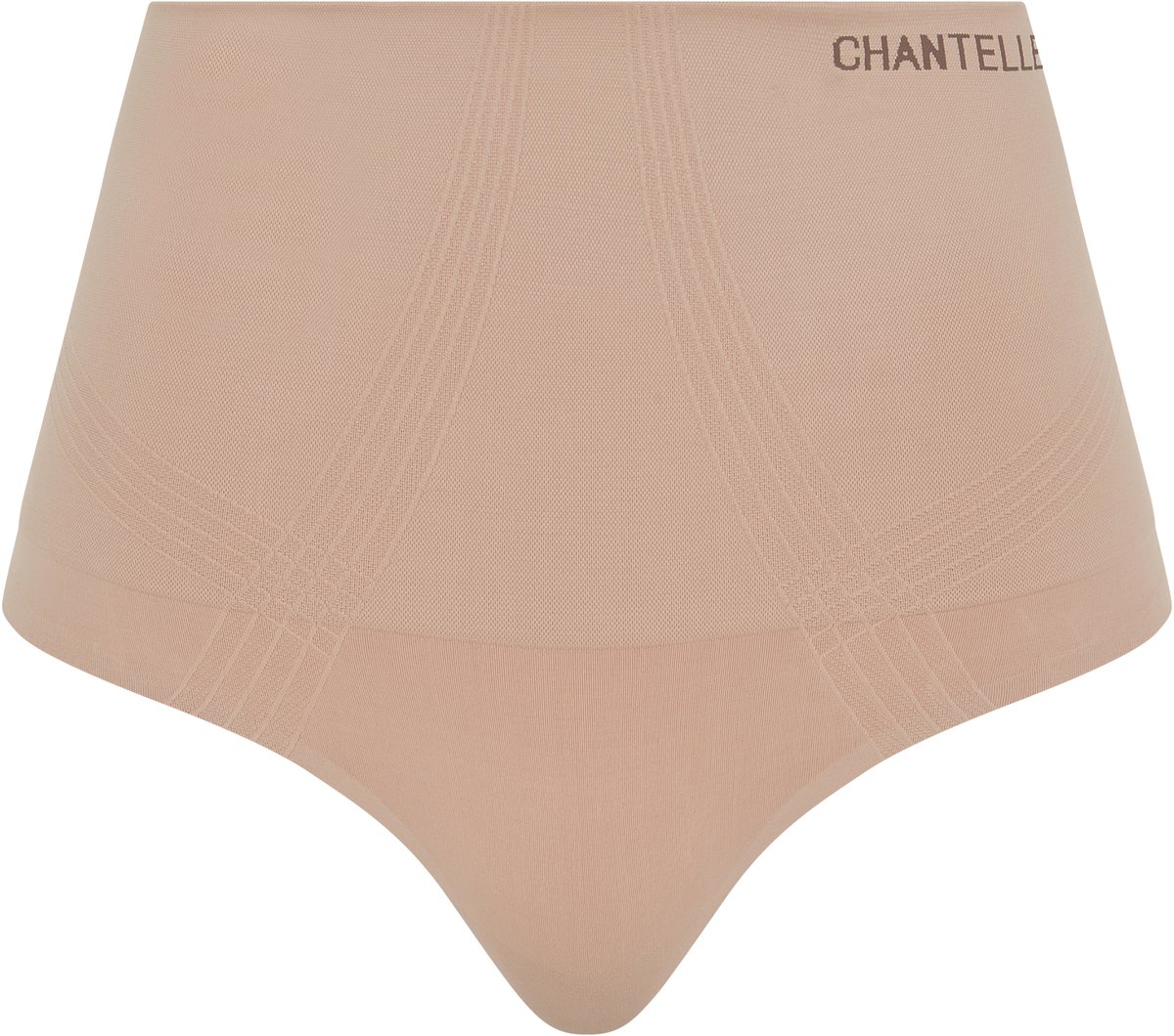 Chantelle - Smooth Comfort - String met Hoge Taille - verstevigend - onzichtbaar - CLAY NUDE