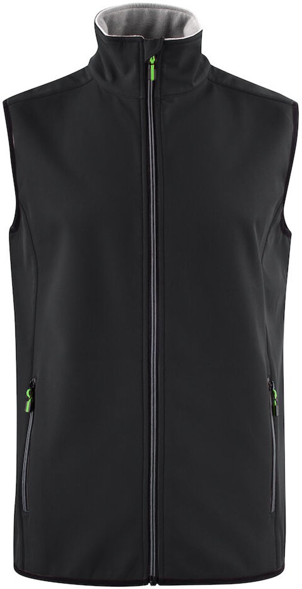 Printer Softshell Bodywarmer Vest Trial Man 2261059 3XL Zwart