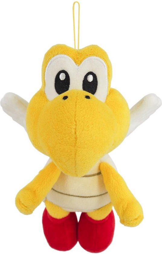 Paratroopa - Super Mario Pluche Knuffel 20 cm {Nintendo Mario Bros Plush Toy - Speelgoed Knuffels voor Kinderen Jongens Meisjes - Friends: Mario, Luigi, Bowser, Toad, Donkey Kong, Peach, Yoshi}