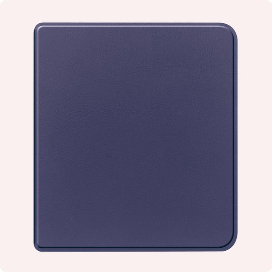 Hoes Geschikt voor Kobo Libra Colour Hoesje Bookcase Cover Book Case Hoes Sleepcover - Donkerblauw van Merkloos — afbeelding 5