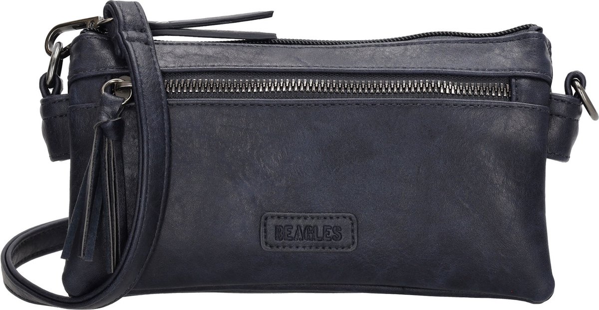 Beagles Ferro Crossbody Schoudertasje Avondtasje - Blauw