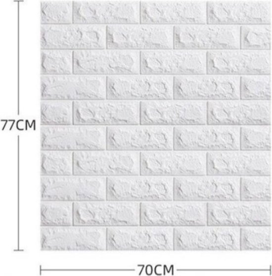 3D Wandpanelen Peel en Stick, Faux Baksteen Behang Sticker met Zelfklevend Waterdicht Schuim for Interieur Muur Decor, Badkamer, Woondecoratie (Color : B, Size : 35x35cmx20pcs