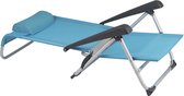 Bol.com Bo-Camp Strandstoel Saint-tropez - Blauw aanbieding