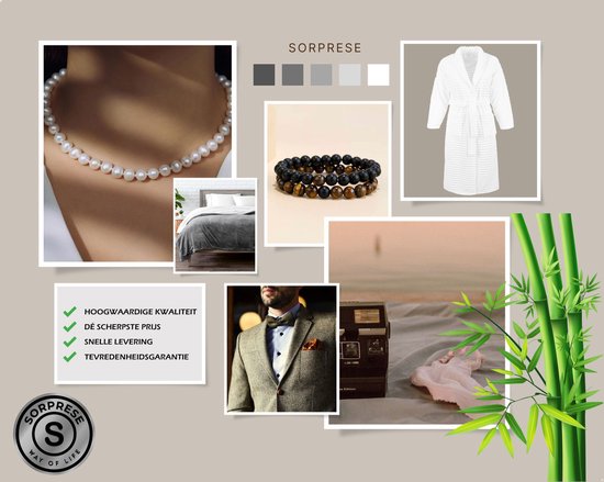 Cravate Sorprese - Cravate de Noël - 100% Soie - Blauw - Cravattes - Cadeau