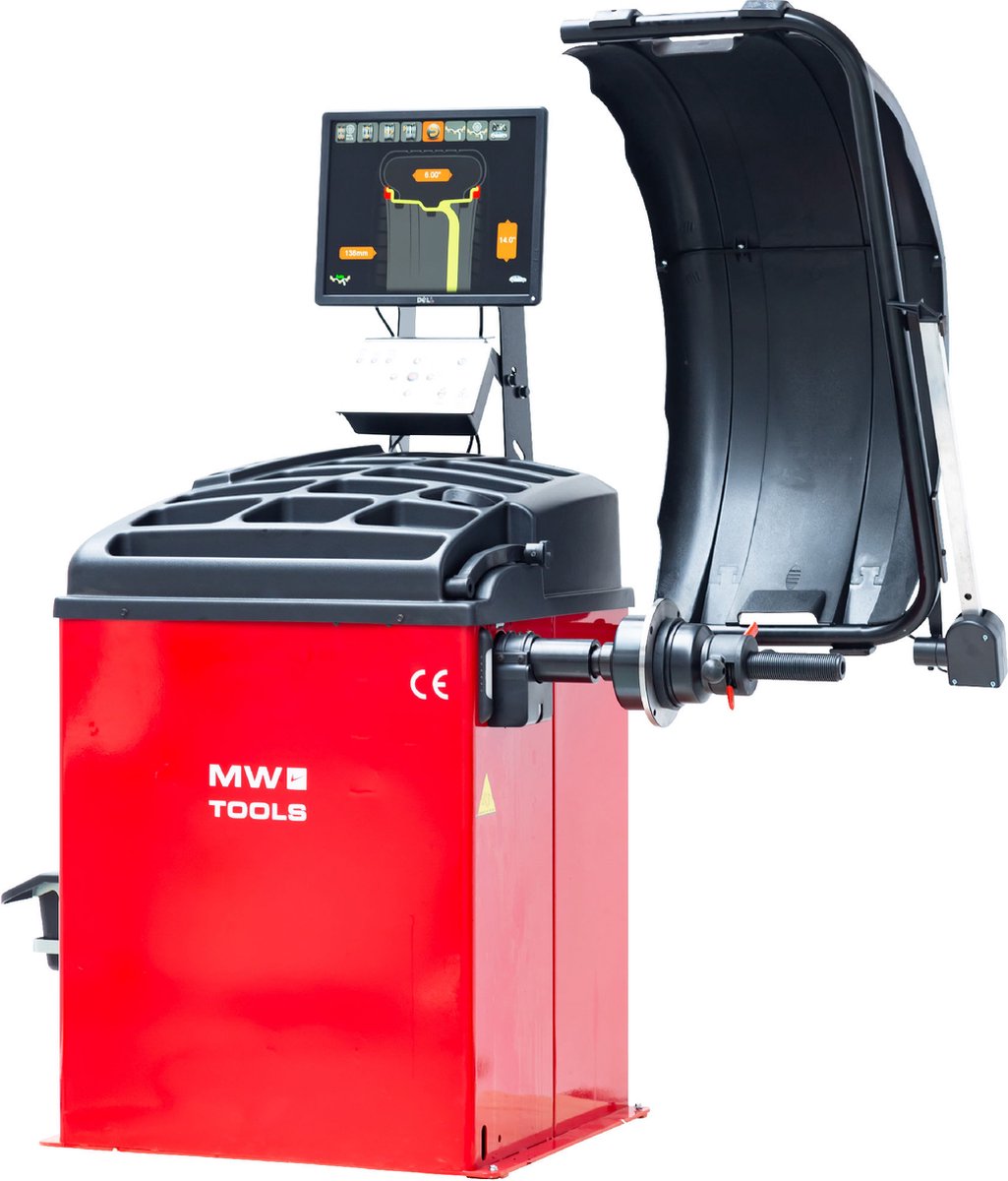 Automatisch balanceerapparaat voor banden 230V professioneel type MW Tools BB500