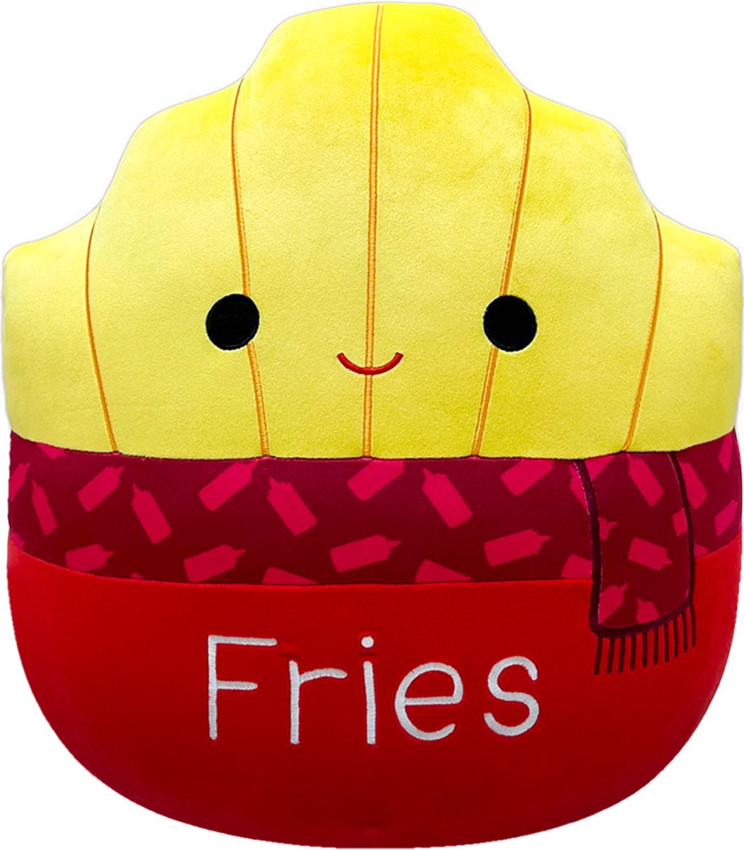 Squishmallows - Floyd - Yellow French Fries W/Red Scarf 40cm pluche
